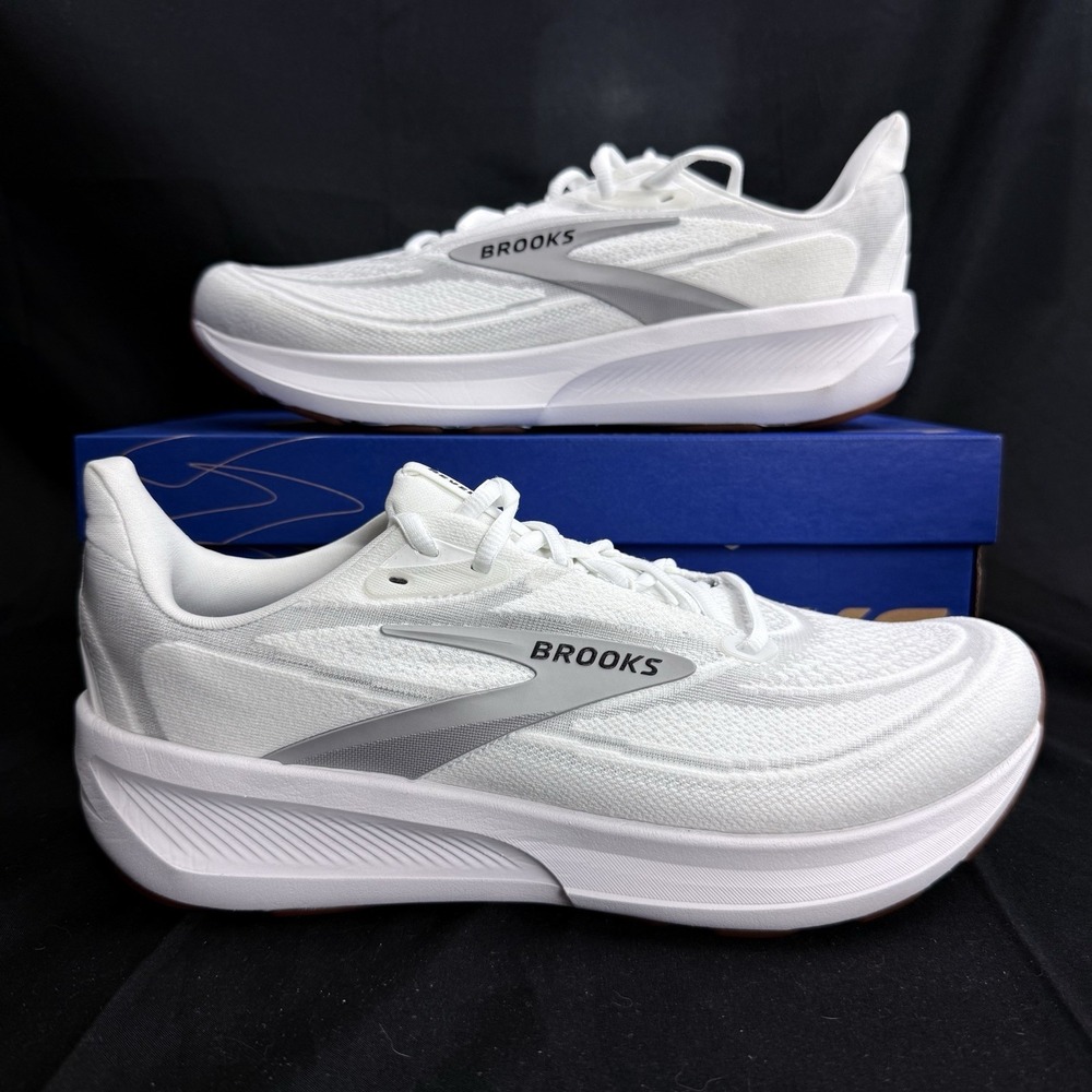 Brooks Women's Revel 9 Running Shoes Size 11 White Grey Black Athletic Sneakers‎